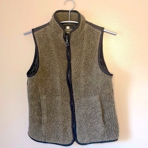 BANANA REPUBLIC | WOMENS BANANA REPUBLIC FLEECE FRONT ZIP VEST, SIZE M - Picture 2 of 9